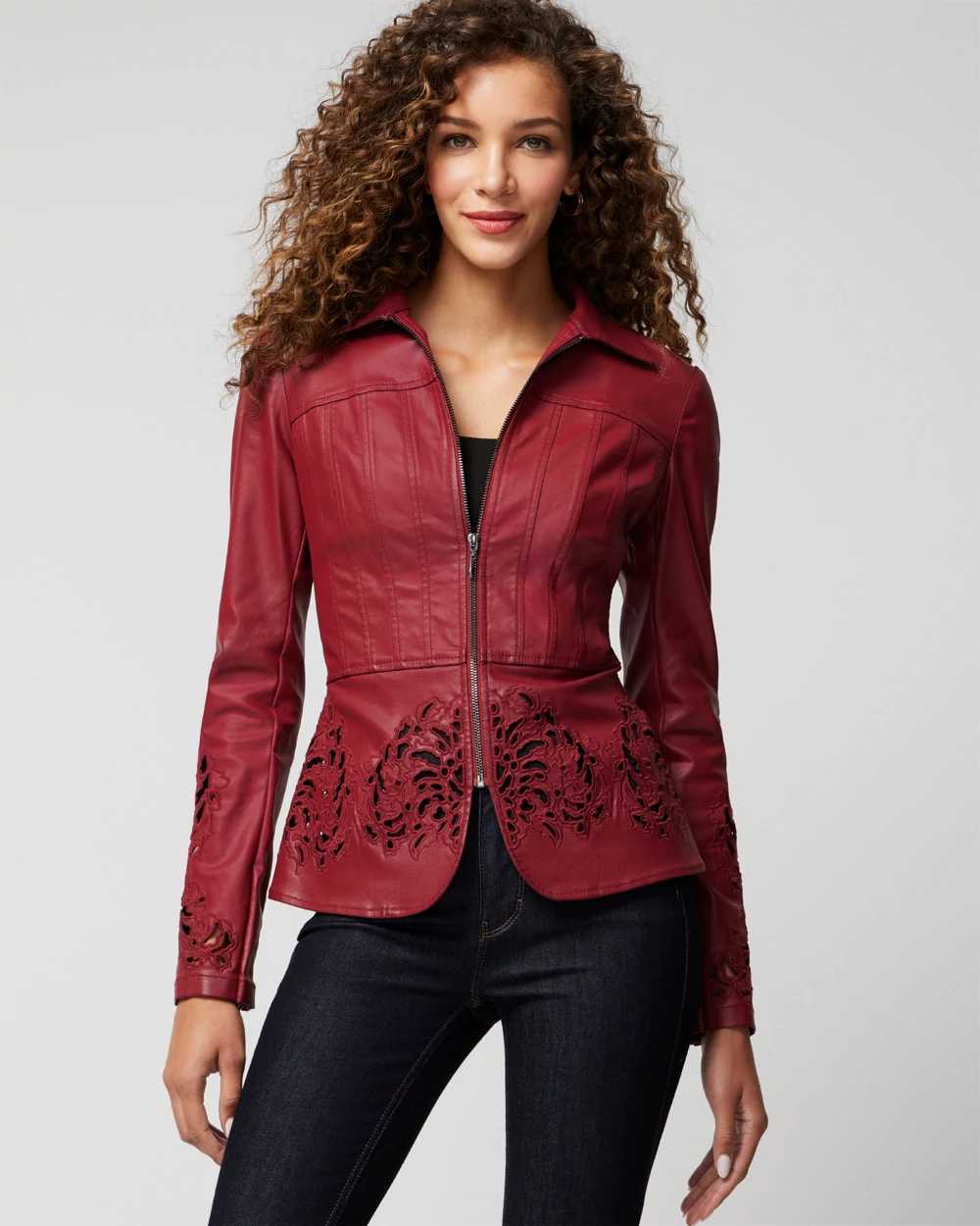 White house black clearance market coated moto jacket